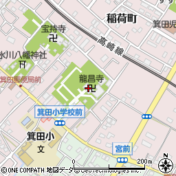 龍昌寺周辺の地図