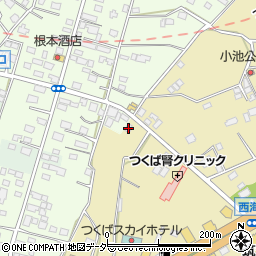 茨城県つくば市小野崎227-1周辺の地図