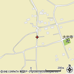 茨城県鉾田市中居周辺の地図