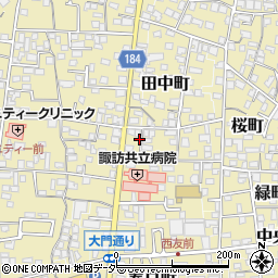 長野県諏訪郡下諏訪町212周辺の地図