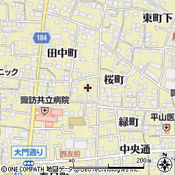 長野県諏訪郡下諏訪町250-3周辺の地図