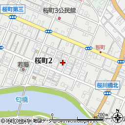 ザ・パーク土浦桜町第４駐車場周辺の地図