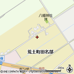 福井県勝山市荒土町田名部周辺の地図