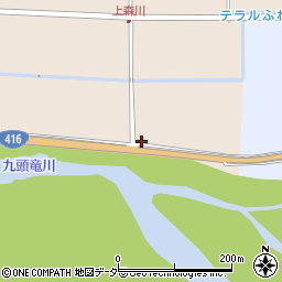 福井県勝山市北郷町森川周辺の地図