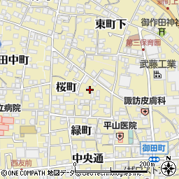 長野県諏訪郡下諏訪町352-11周辺の地図