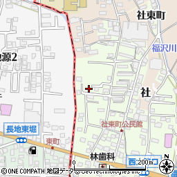 長野県諏訪郡下諏訪町社東町101-17周辺の地図