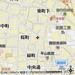 長野県諏訪郡下諏訪町352-1周辺の地図