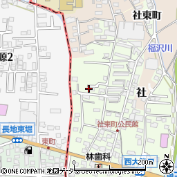 長野県諏訪郡下諏訪町社東町101-18周辺の地図