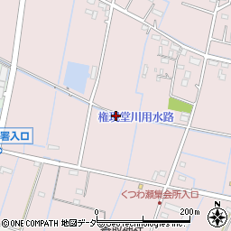 埼玉県幸手市上吉羽周辺の地図