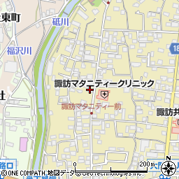 長野県諏訪郡下諏訪町矢木町92周辺の地図