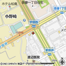 茨城県つくば市東新井3-1周辺の地図