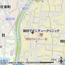 長野県諏訪郡下諏訪町90周辺の地図
