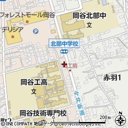 ほっともっと岡谷神明町店周辺の地図