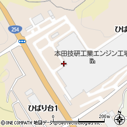 埼玉県小川町（比企郡）ひばり台周辺の地図