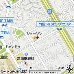 ローヤル２１学園竹園店周辺の地図