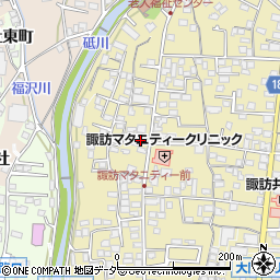 長野県諏訪郡下諏訪町矢木町88周辺の地図