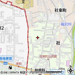 長野県諏訪郡下諏訪町社東町101-24周辺の地図
