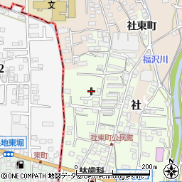 長野県諏訪郡下諏訪町社東町101-25周辺の地図