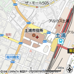 茨城県県南生涯学習センター周辺の地図