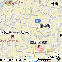 長野県諏訪郡下諏訪町145-4周辺の地図