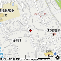 長野県岡谷市赤羽周辺の地図