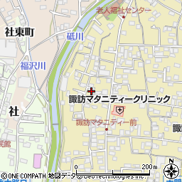 長野県諏訪郡下諏訪町89-2周辺の地図