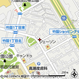 明光義塾竹園教室周辺の地図