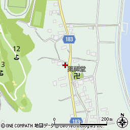 茨城県行方市山田2118周辺の地図