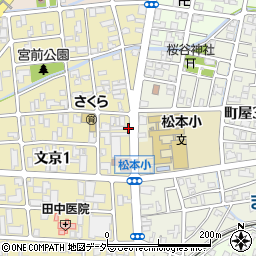 松本小学校前周辺の地図