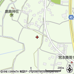 茨城県つくば市上河原崎220周辺の地図