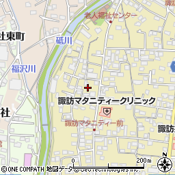 長野県諏訪郡下諏訪町89-7周辺の地図