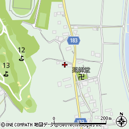 茨城県行方市山田2119周辺の地図