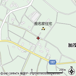 茨城県かすみがうら市加茂2493周辺の地図