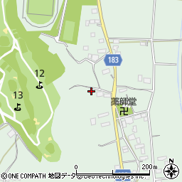 茨城県行方市山田2121周辺の地図