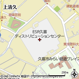 ＥＳＲ久喜ディストリビューションセンター周辺の地図