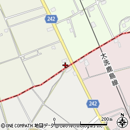 茨城県鉾田市上幡木1213-4周辺の地図