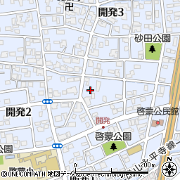 福井県福井市開発周辺の地図