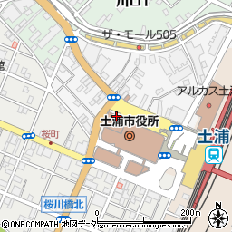 韓国酒場 マニモゴ 土浦店周辺の地図
