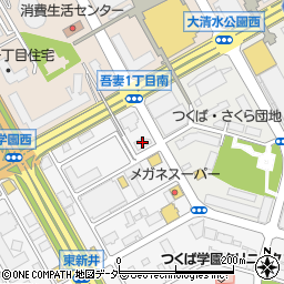 茨城県労働金庫学園都市店周辺の地図