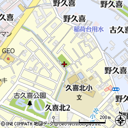 和田前公園周辺の地図