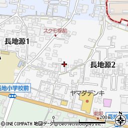 長野県岡谷市長地源周辺の地図