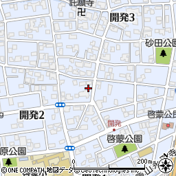 福井県福井市開発2丁目1114周辺の地図