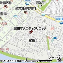 柴田マタニティクリニック周辺の地図