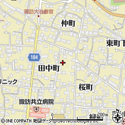 長野県諏訪郡下諏訪町427-1周辺の地図