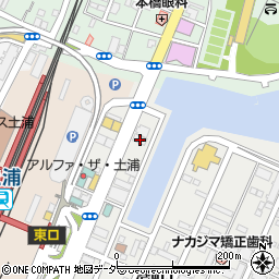 常陽銀行土浦駅東口 ＡＴＭ周辺の地図