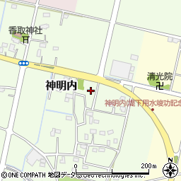 埼玉県幸手市神明内88周辺の地図