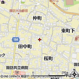 長野県諏訪郡下諏訪町412周辺の地図