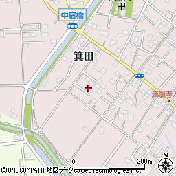 埼玉県鴻巣市箕田209-8周辺の地図