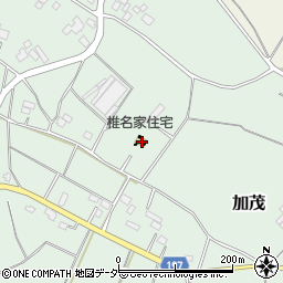 茨城県かすみがうら市加茂4148周辺の地図