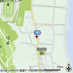 茨城県行方市山田1201周辺の地図